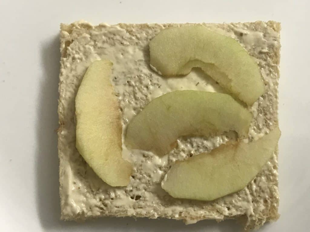 Place Slices of Apple